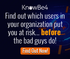 Get a live Assessment Over Your Company Now! knowb4 security and network security